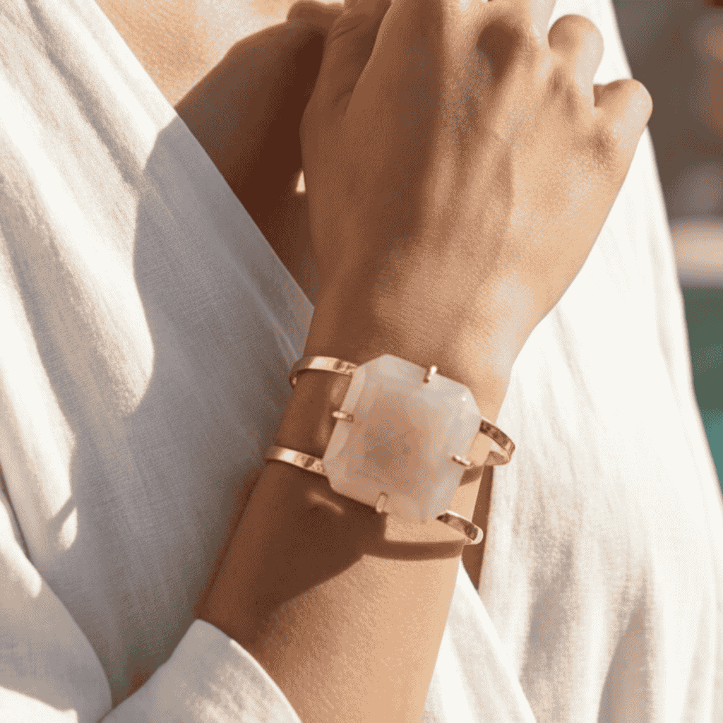 Bracelet with Rose Quartz